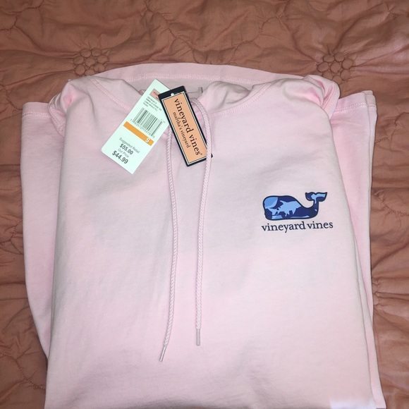 Pink vineyard vines zip up hoddie - Picture 2 of 4